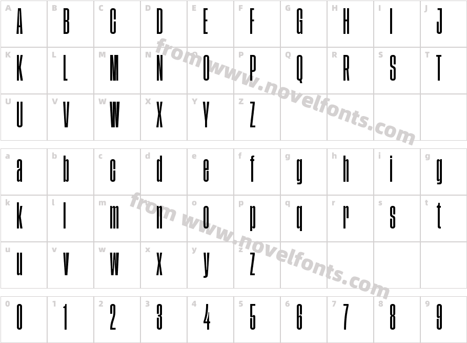 Tusker Grotesk 2600 SemiboldCharacter Map