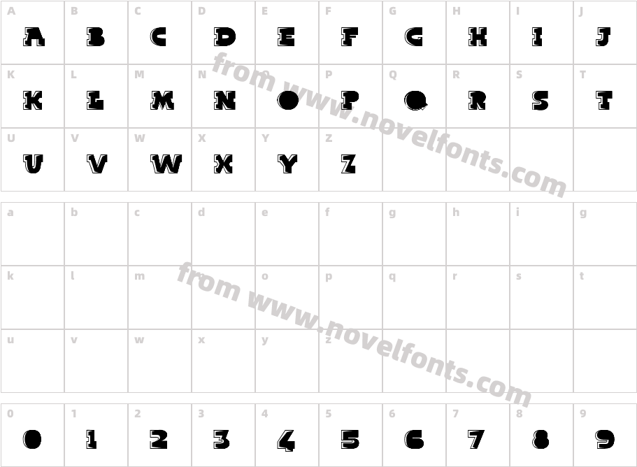 Twinses BlackCharacter Map