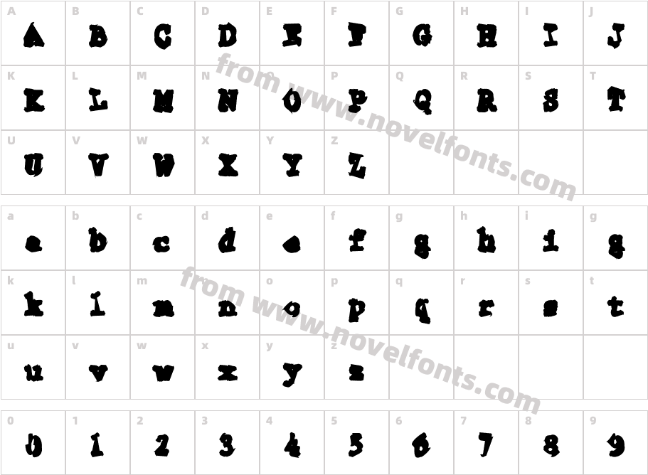 Type2Character Map