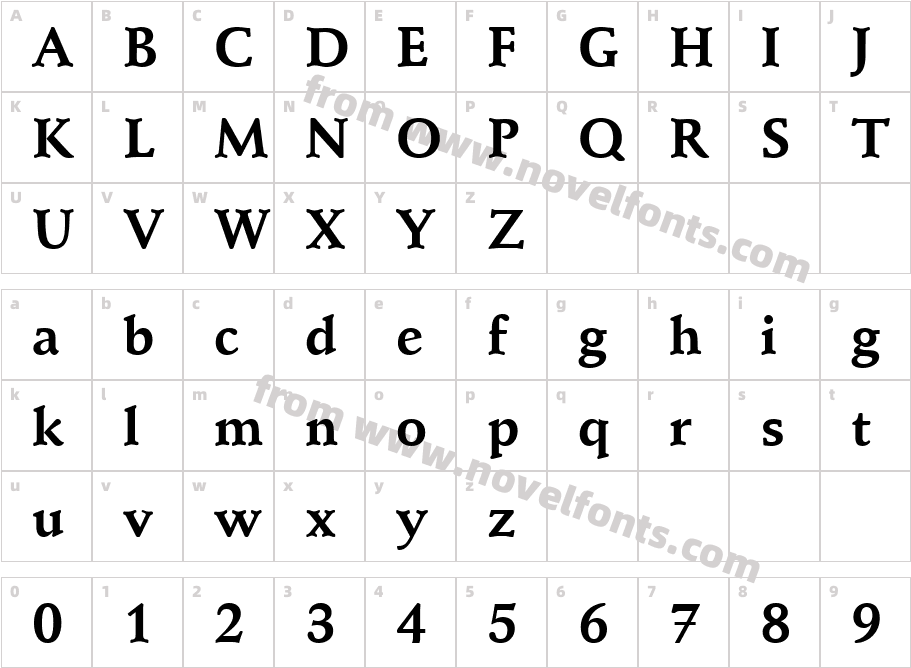 UVN Thay Giao BoldCharacter Map