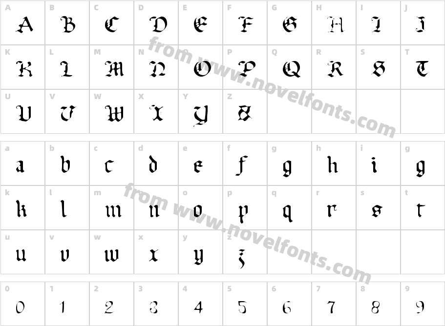 Uberhlme LightCharacter Map
