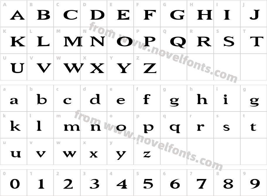 Niew CroMagnon WideCharacter Map