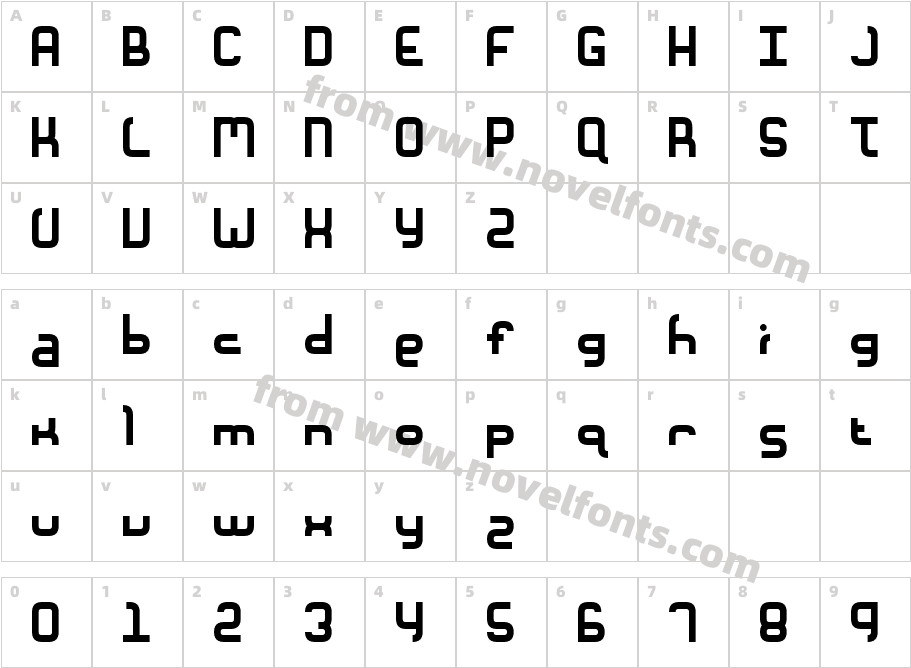 UnionformCharacter Map