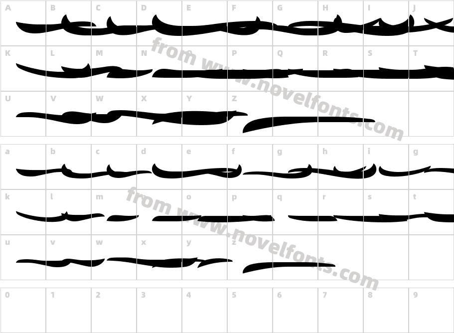 Unnamed SwashCharacter Map
