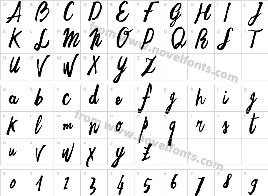 Unnamed freehand brush easyCharacter Map