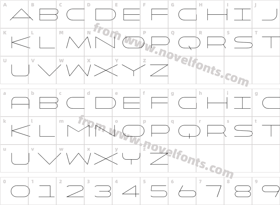 Uomo Wide LightCharacter Map
