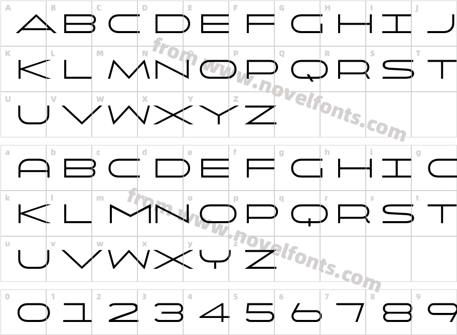 Uomo WideCharacter Map
