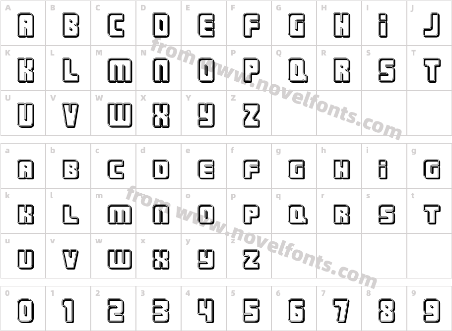 Urban Constructed CutterCharacter Map