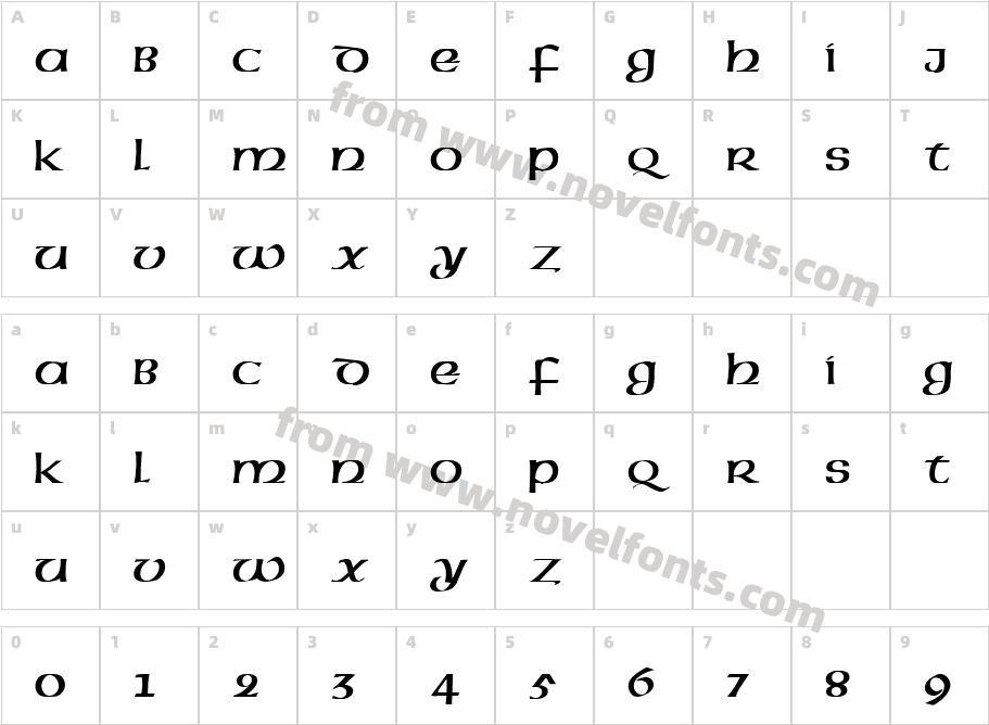 VI Mong RongCharacter Map