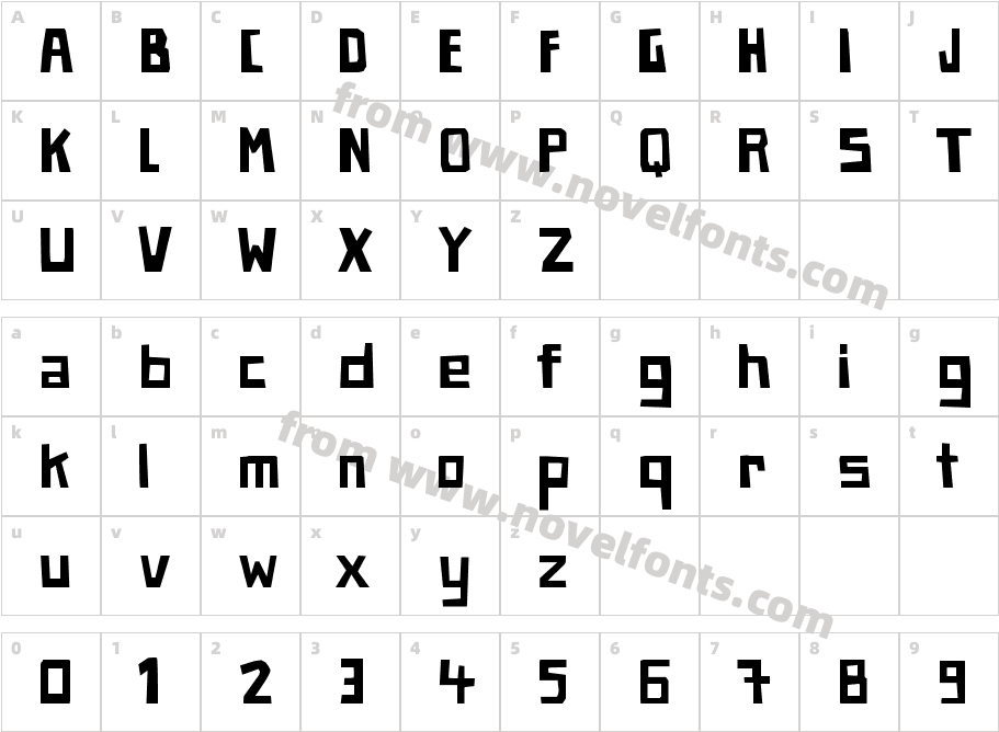 VIP ControlCharacter Map