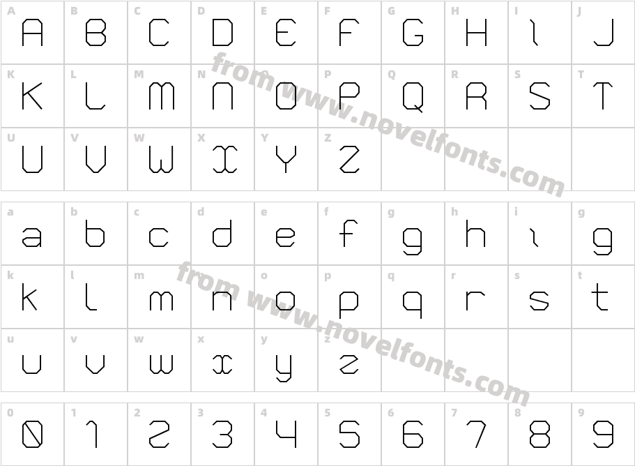 VLOBJCharacter Map