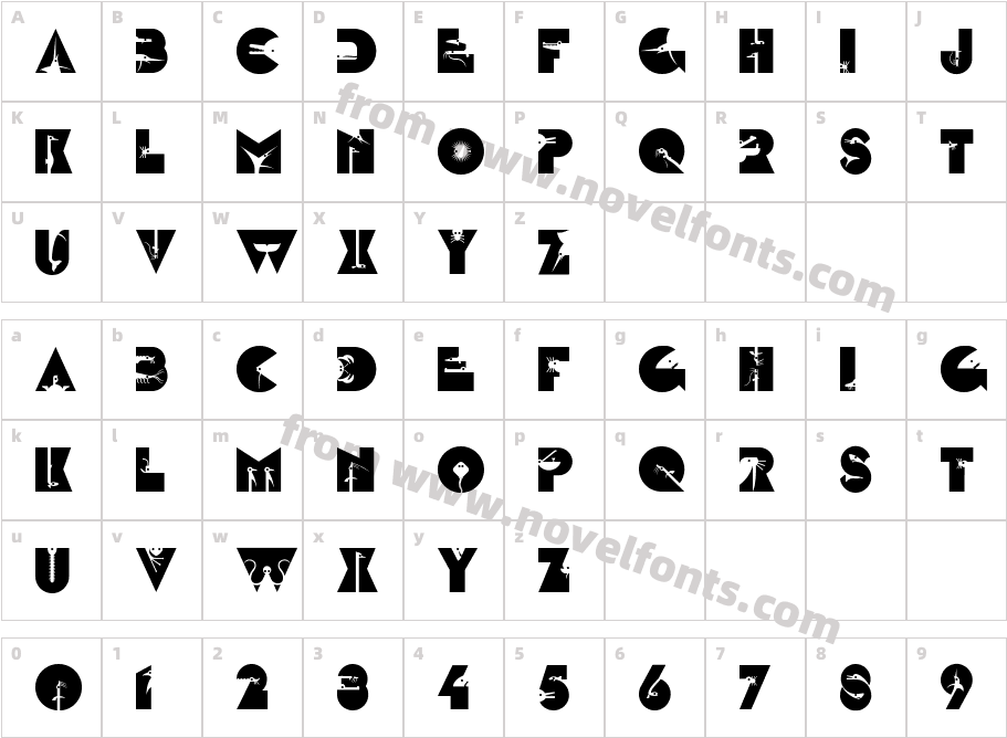 VODACharacter Map