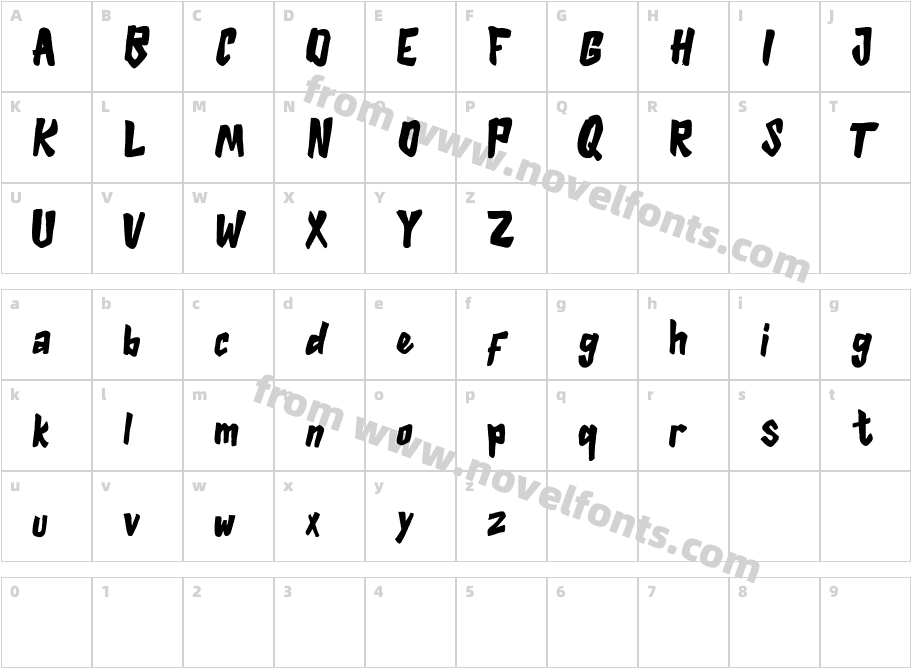 VOLARE FREECharacter Map