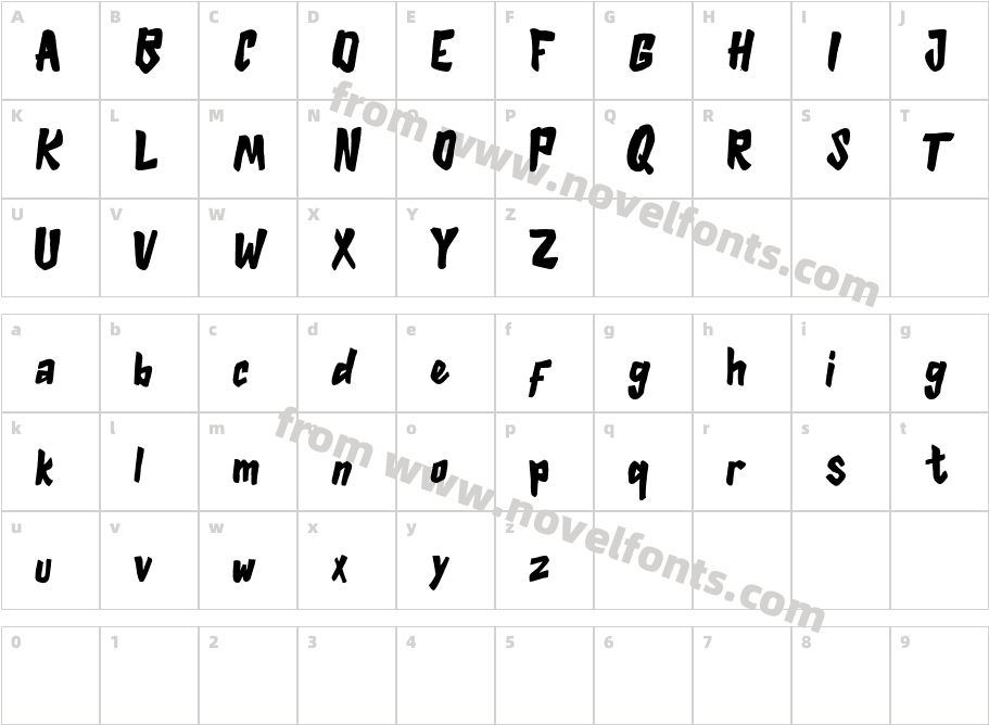VOLAREFREECharacter Map
