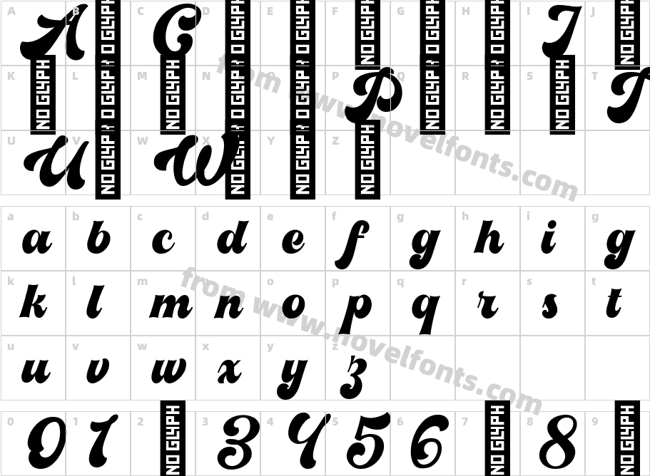 VVDS_ Pacifica RegularCharacter Map