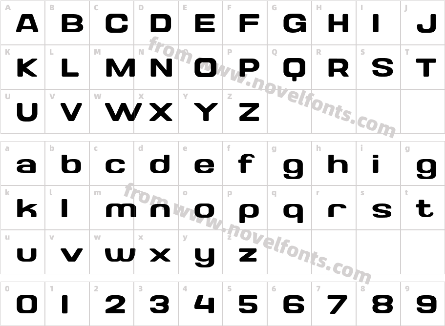 Valonik MediumCharacter Map