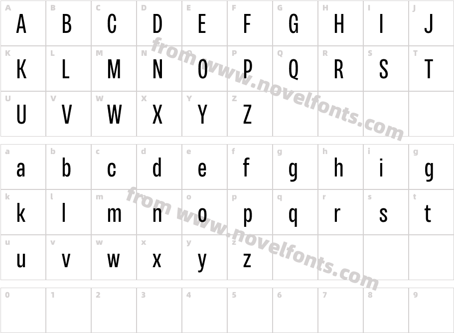Variera DEMO RegularCharacter Map