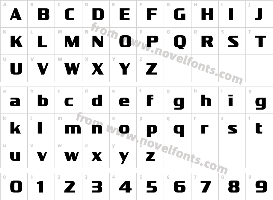 Vartek W03 BlackCharacter Map