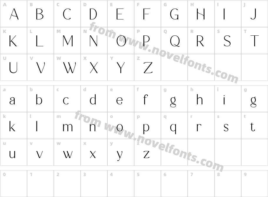 Vermina RegularCharacter Map