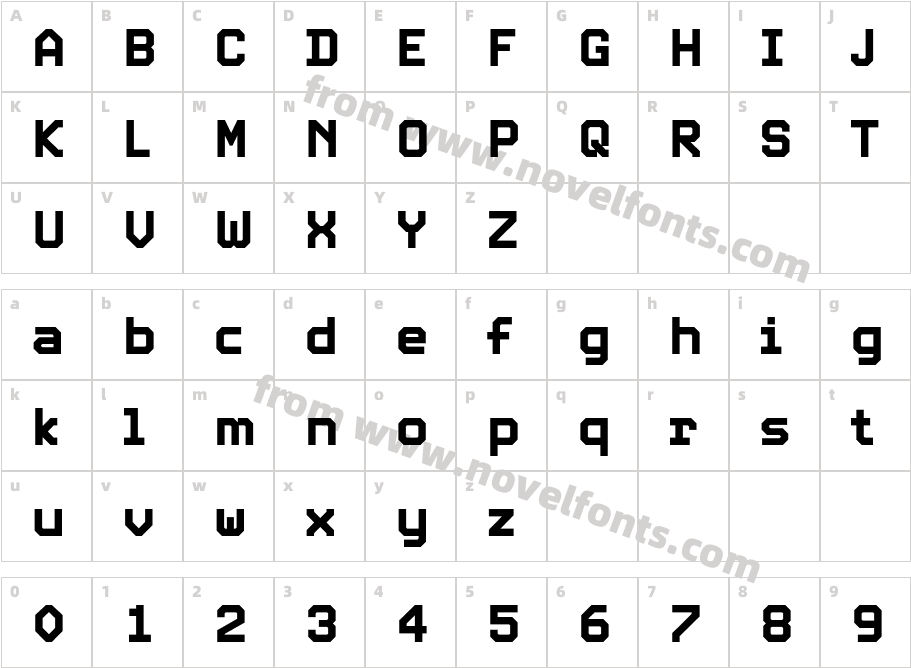 Video BoldCharacter Map