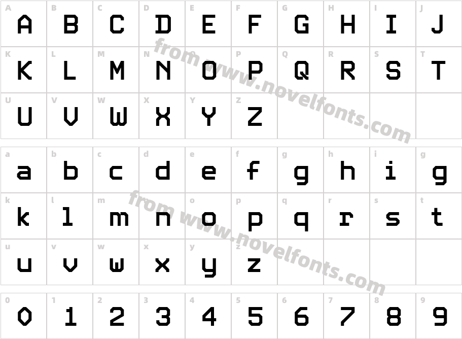 Video MediumCharacter Map