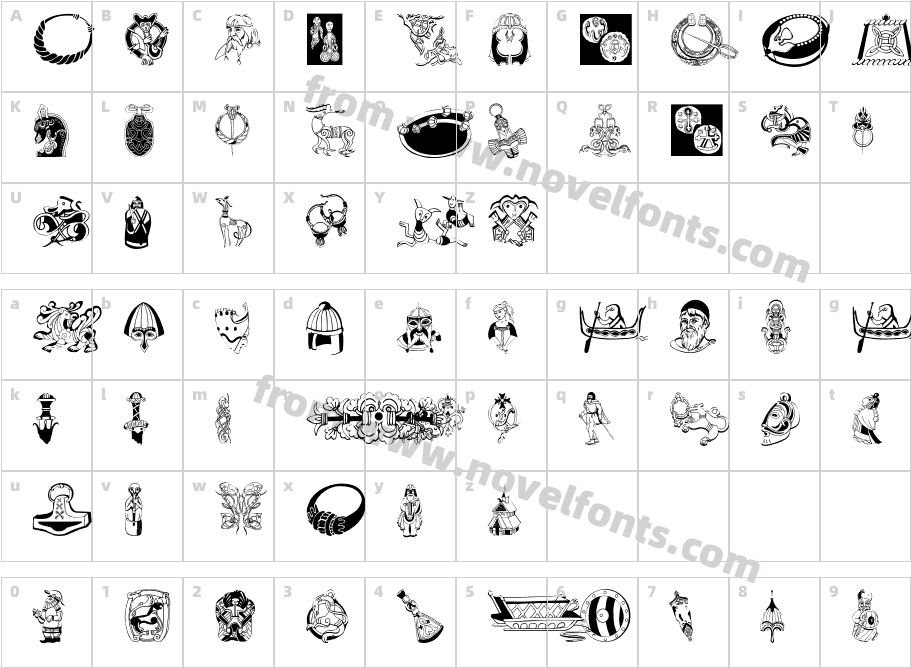Vikings ArtCharacter Map
