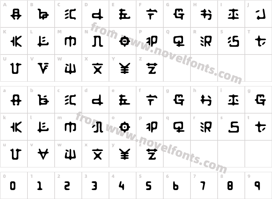 AnyongCharacter Map