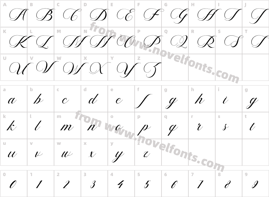 VioletaCharacter Map