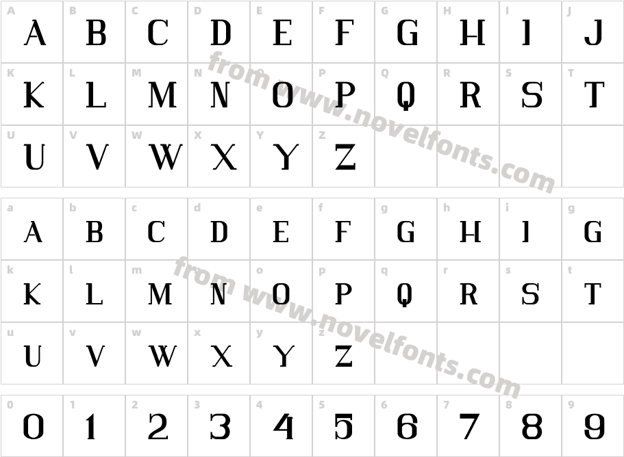 Vlorens Flower RegularCharacter Map