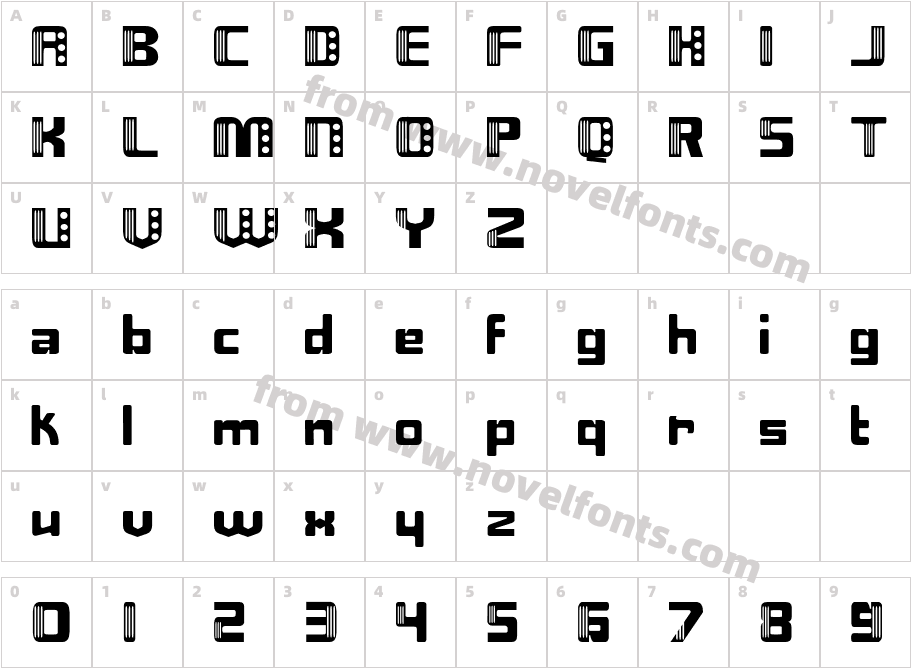 NixCharacter Map