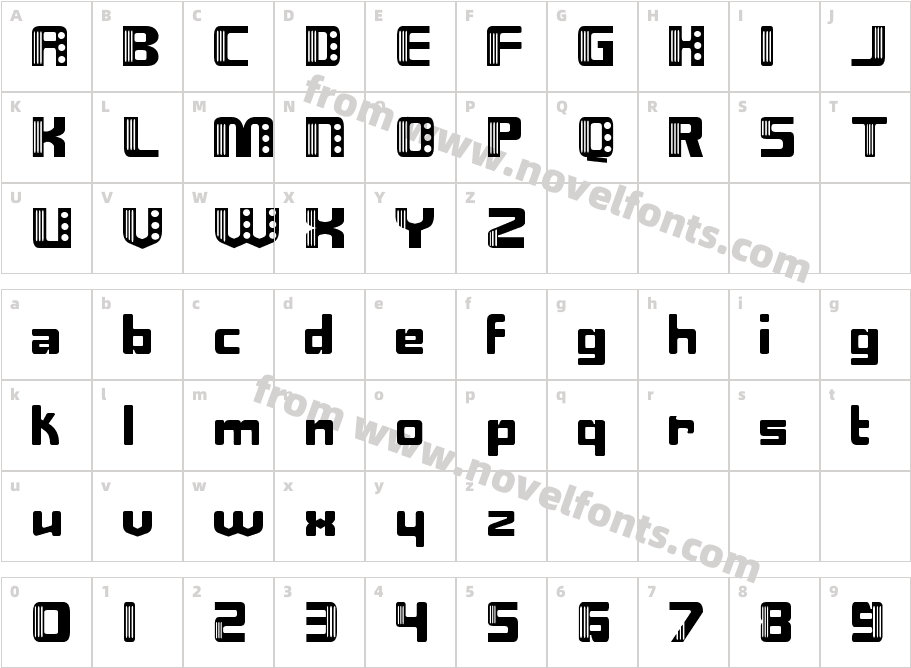 NixCharacter Map