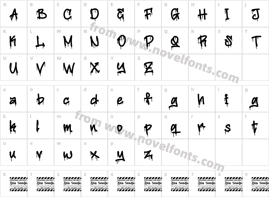 Vollome Personal UseCharacter Map