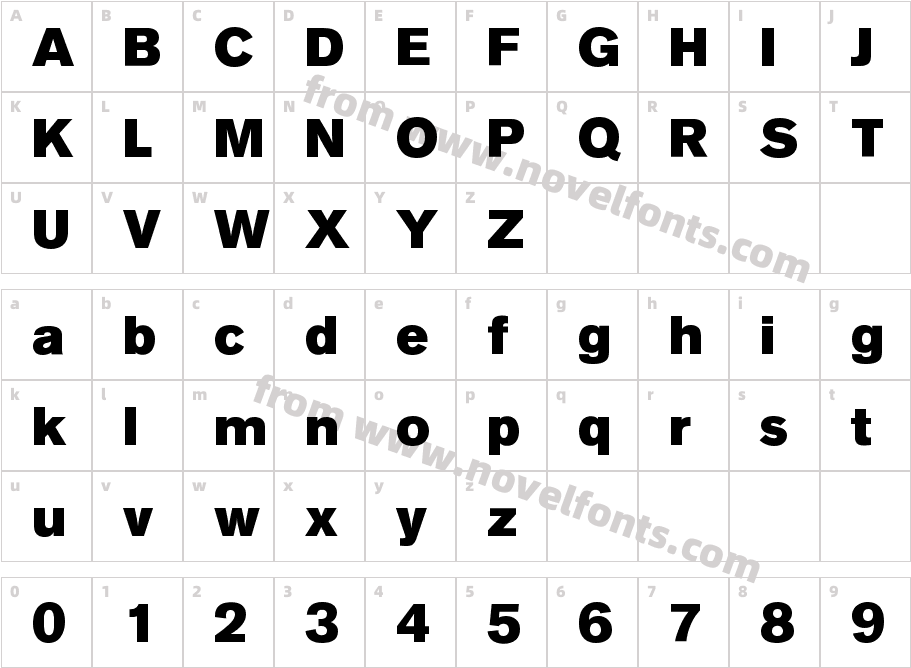 Volvo Sans Pro SuperCharacter Map