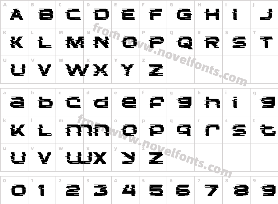 VorcasCharacter Map
