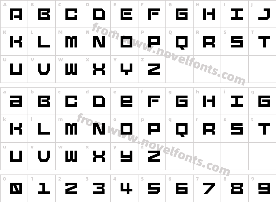 WS Bind RegularCharacter Map