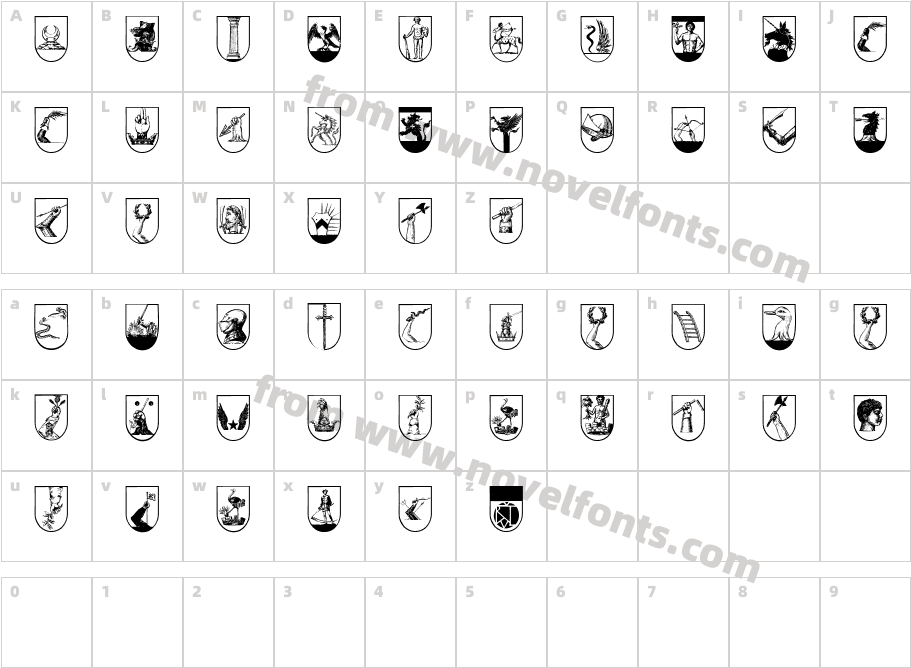 Wappne Dich NowCharacter Map