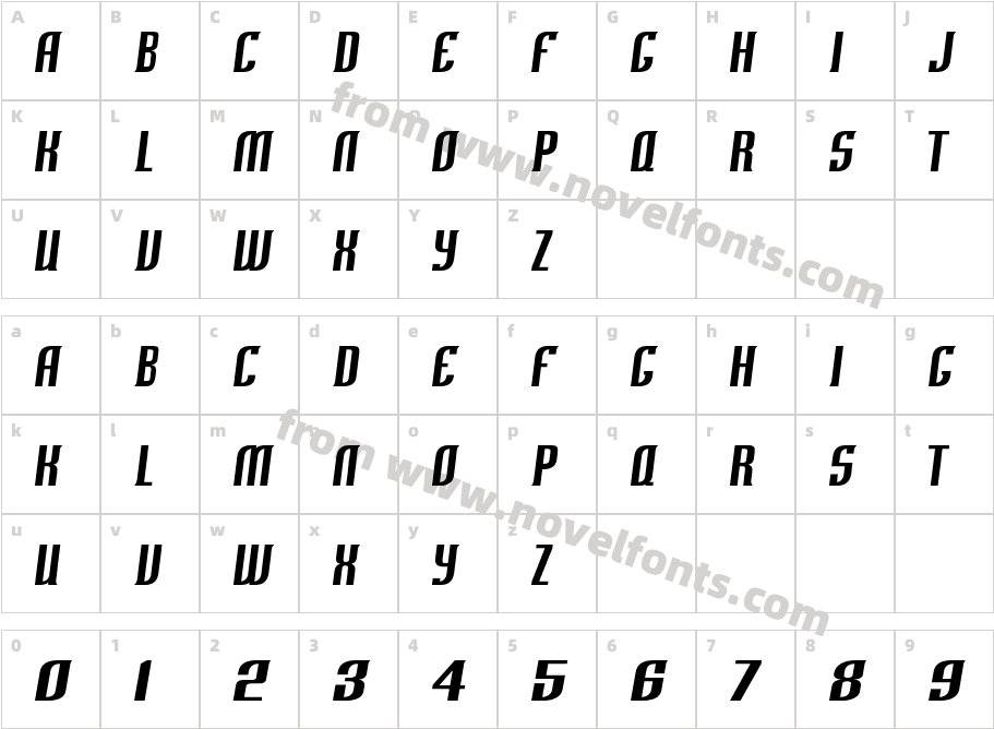 Warrior Sports Brand 2Character Map