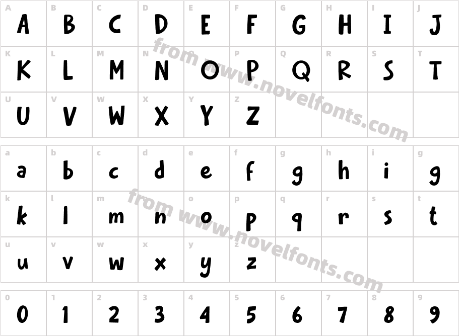 WashtimeCharacter Map