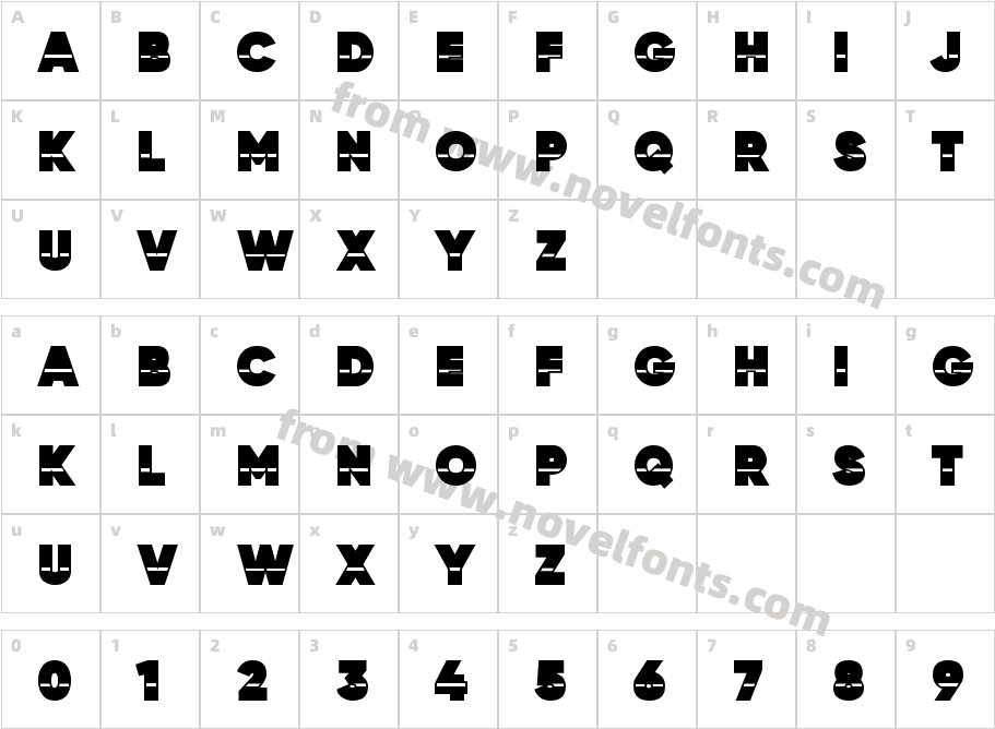 Watermelon Font 1 RegularCharacter Map