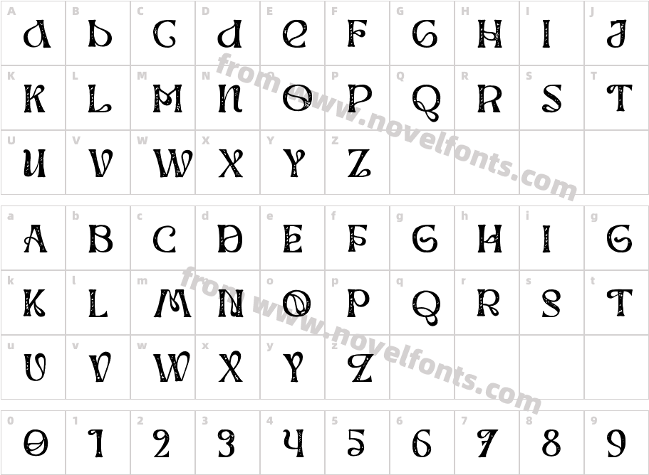 Werd Display Two TextureCharacter Map