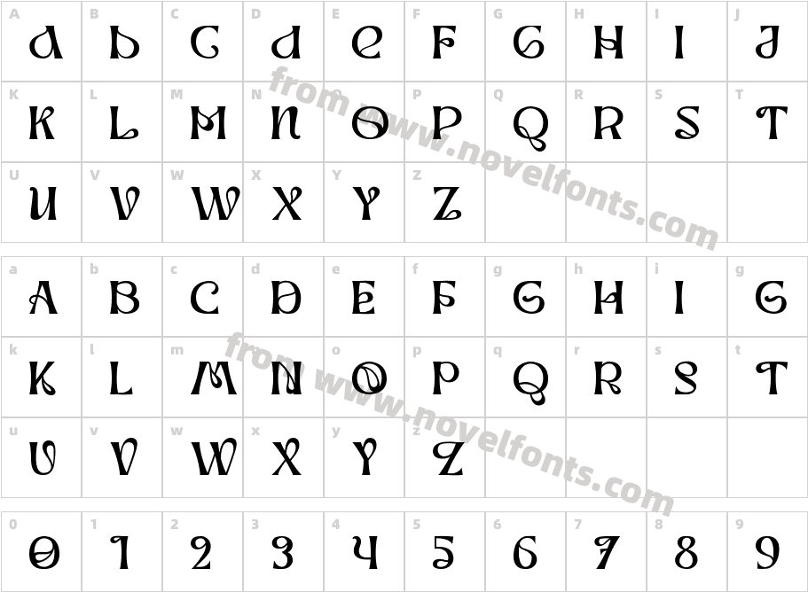 Werd Display TwoCharacter Map