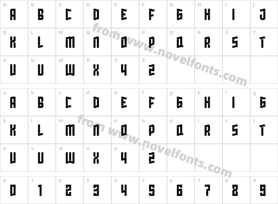 Westfalen DemoCharacter Map