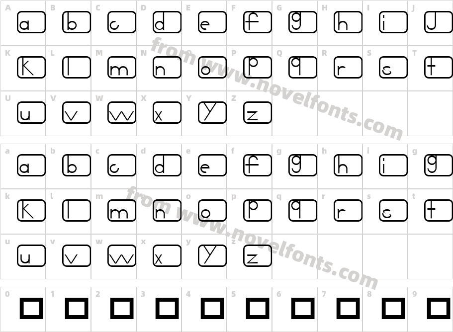 NoirCharacter Map