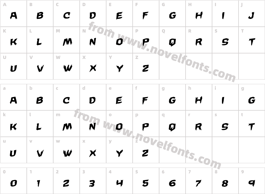 Wicker Man Staggered RotalicCharacter Map