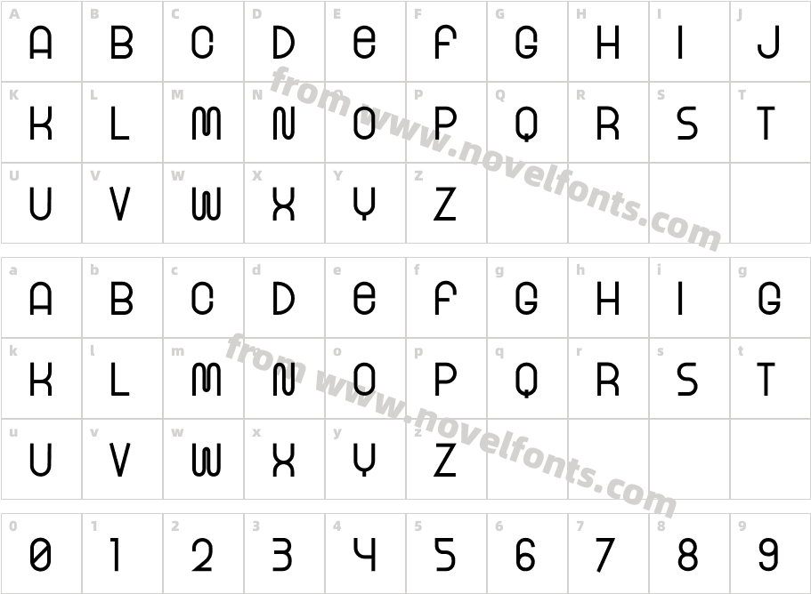 Wild Wide BoldCharacter Map