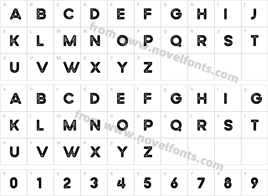 Wildborn PressCharacter Map
