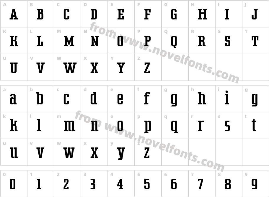 Wildstone RegularCharacter Map