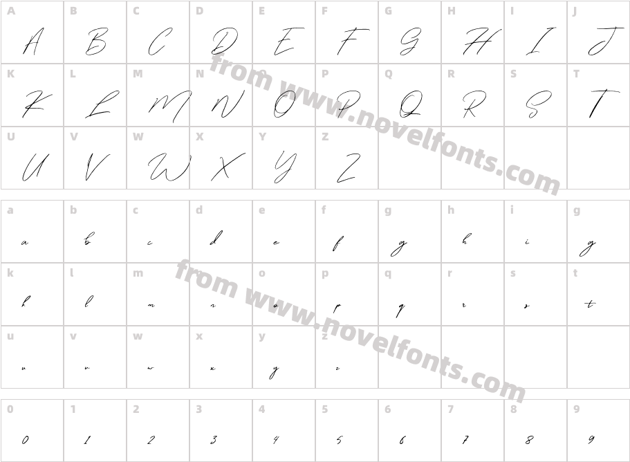 Winterfellia Free Personal UseCharacter Map
