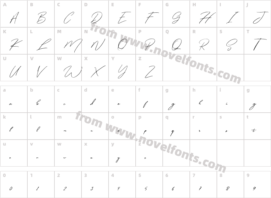 Winterfellia Free Personal UseCharacter Map