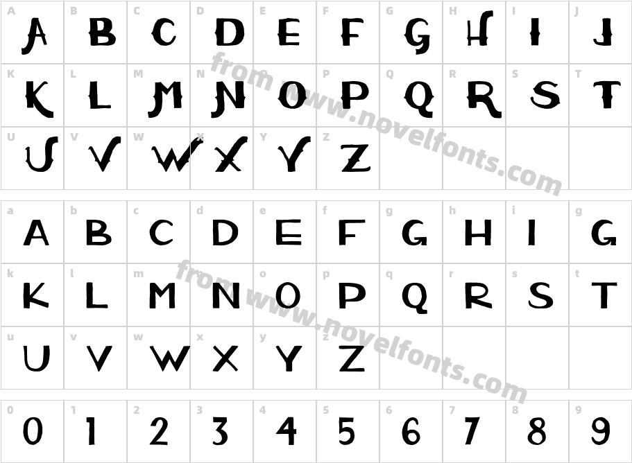 WolderCharacter Map